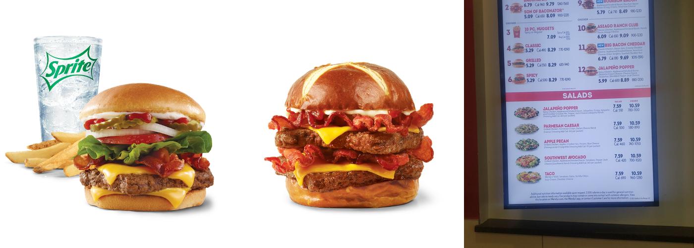 Wendy's Menu