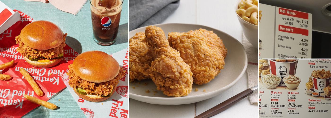 KFC Menu