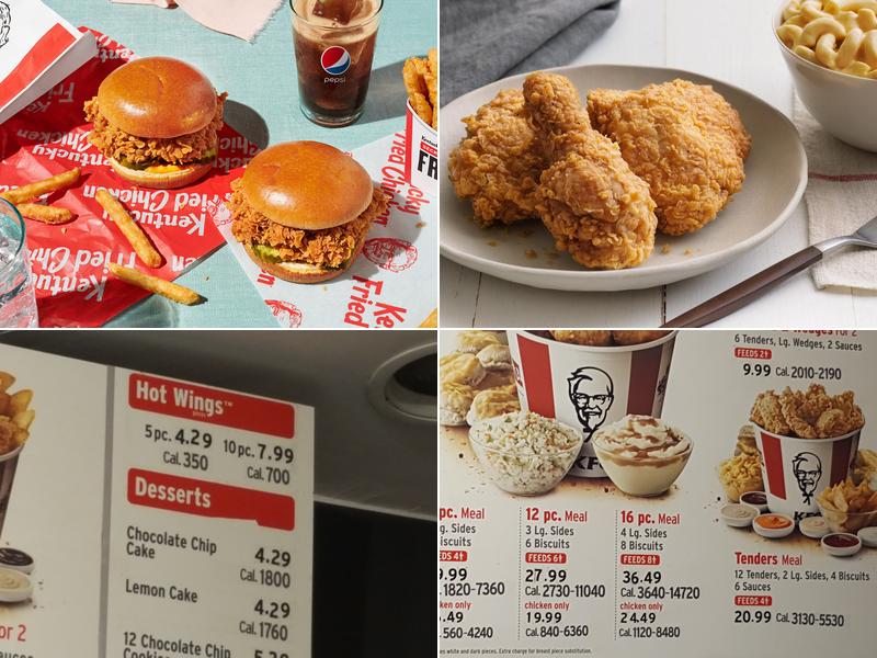 KFC Menu