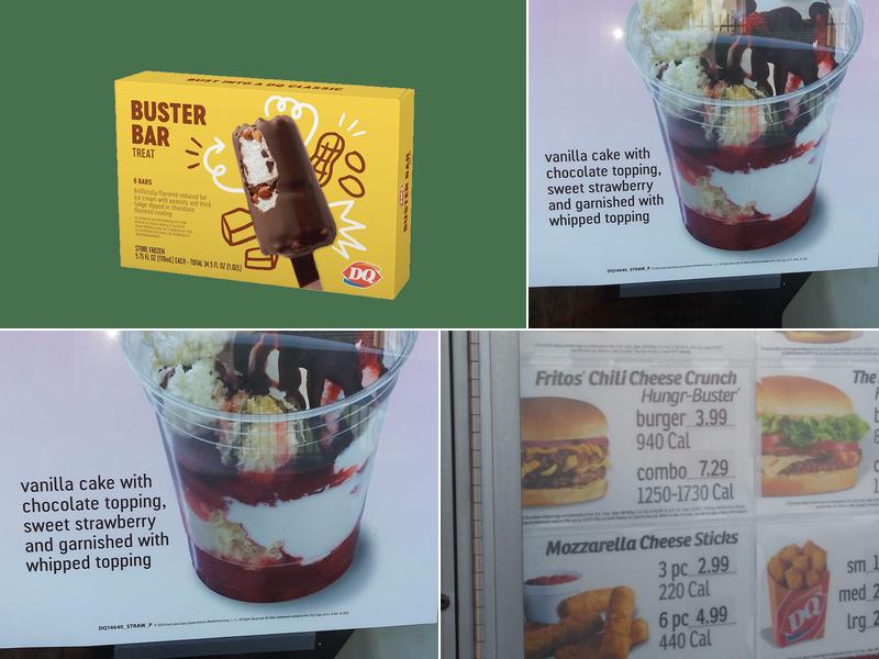 Dairy Queen Menu
