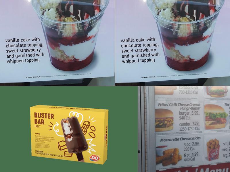 Dairy Queen Menu