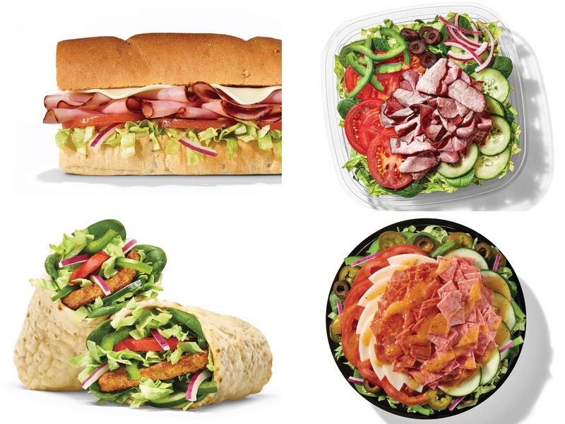 Subway Menu