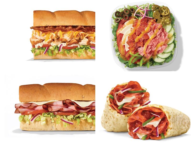 Subway Menu