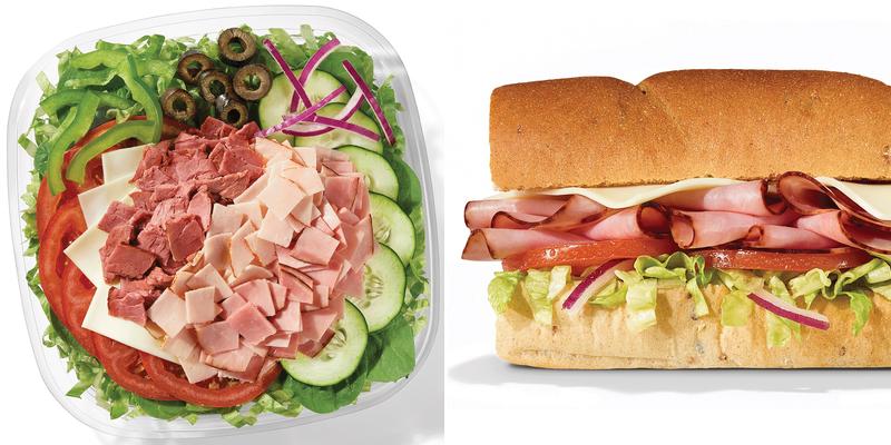 Subway Menu