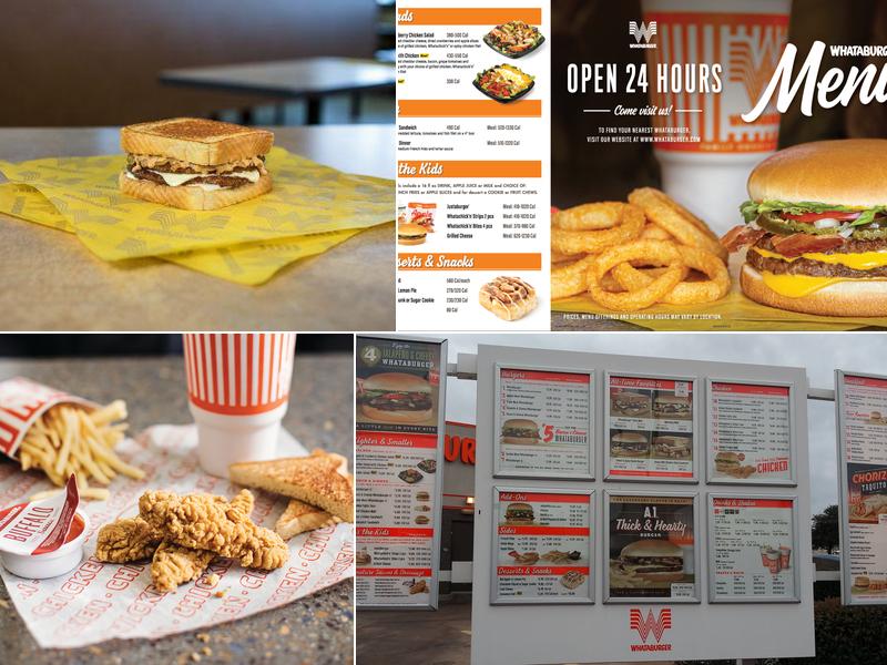 Whataburger Menu