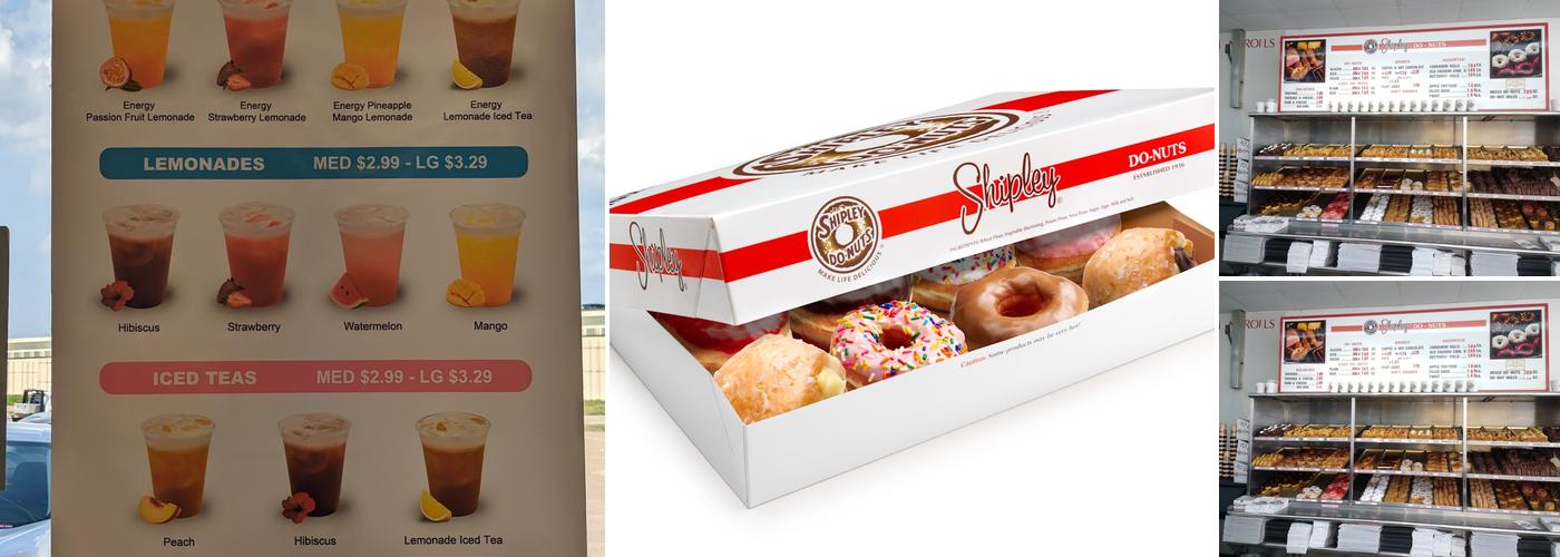 Shipley Do-Nuts Menu