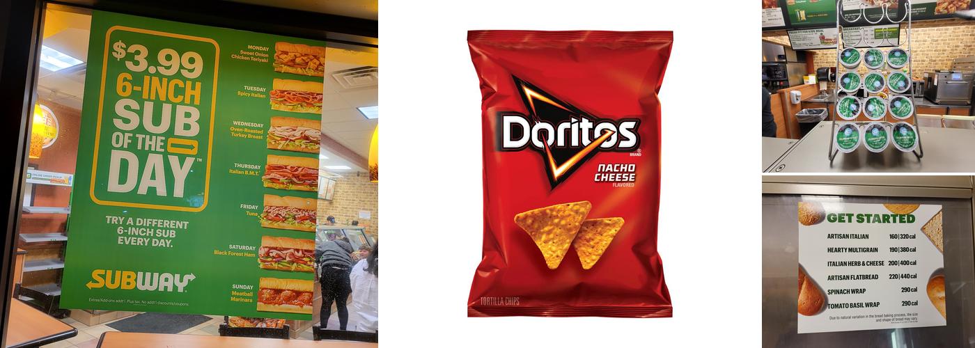 Subway Menu