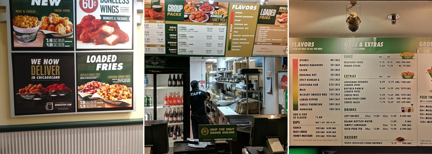 Wingstop Menu