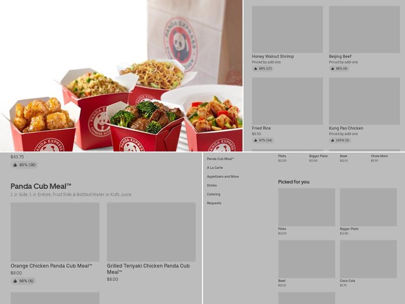 Panda Express Menu