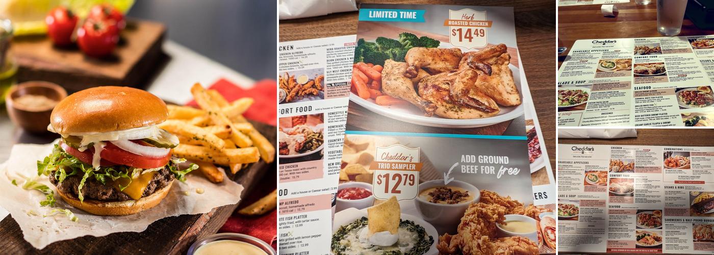 Cheddar's Scratch Kitchen Menu