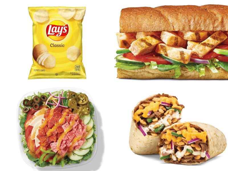 Subway Menu