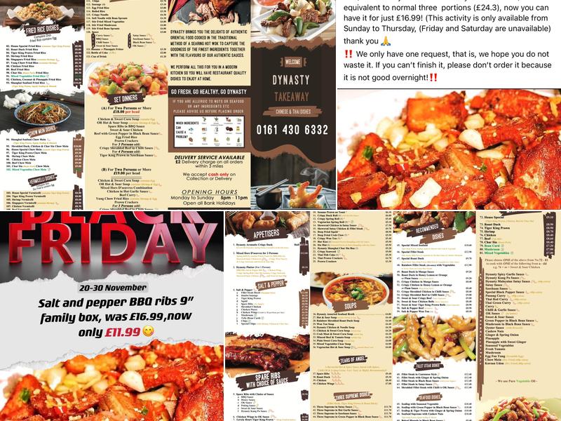 Dynasty Chinese Takeaway Menu