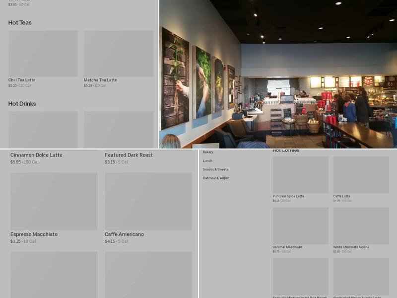 Starbucks Menu