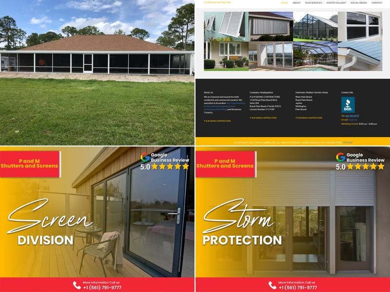 P and M Shutters and Screens