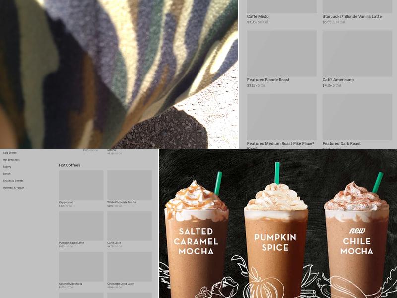 Starbucks Menu