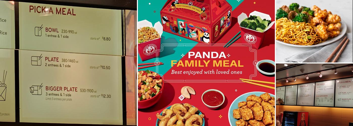 Panda Express Menu
