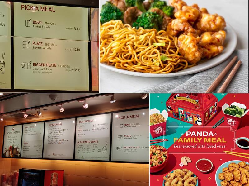 Panda Express Menu