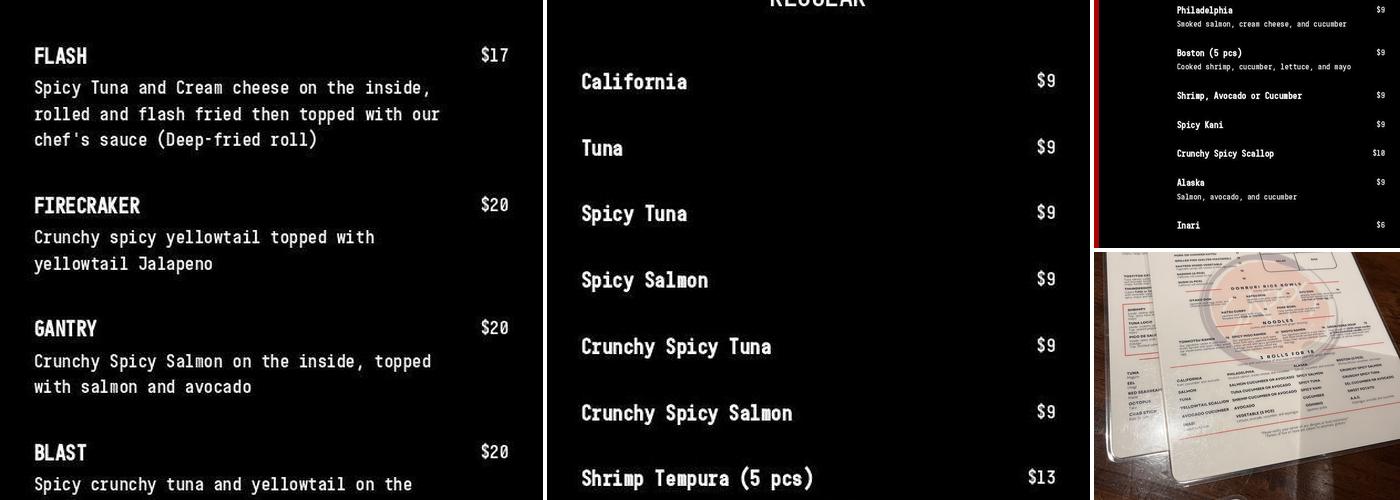 Sapps Menu