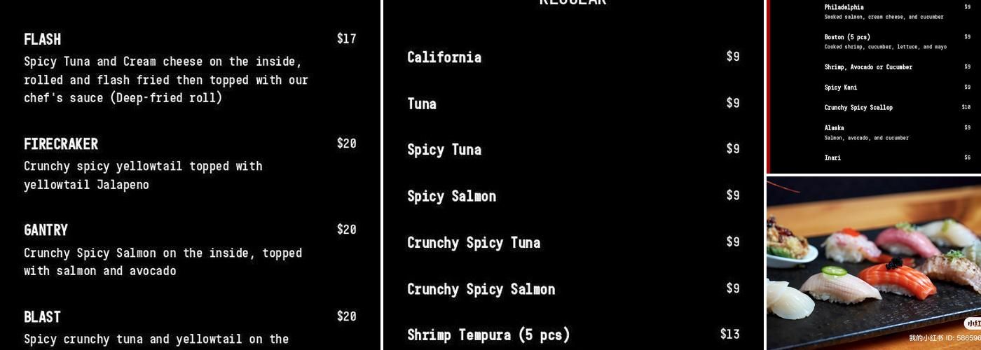 Sapps Menu