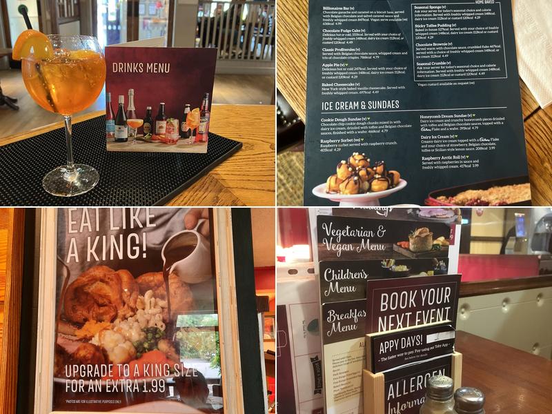 Toby Carvery Chadderton Park Menu