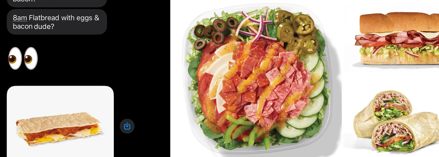 Subway Menu