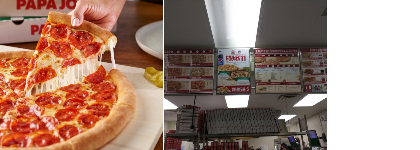 Papa Johns Pizza Menu