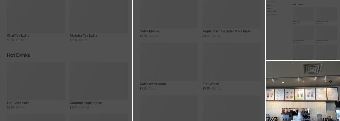 Starbucks Menu