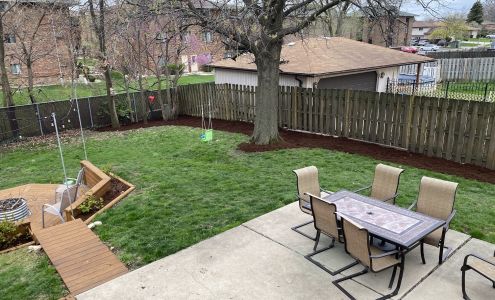 College Students Landscaping