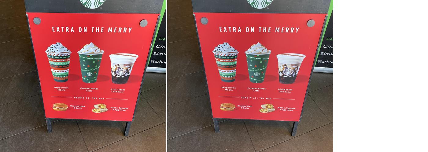 Starbucks Menu