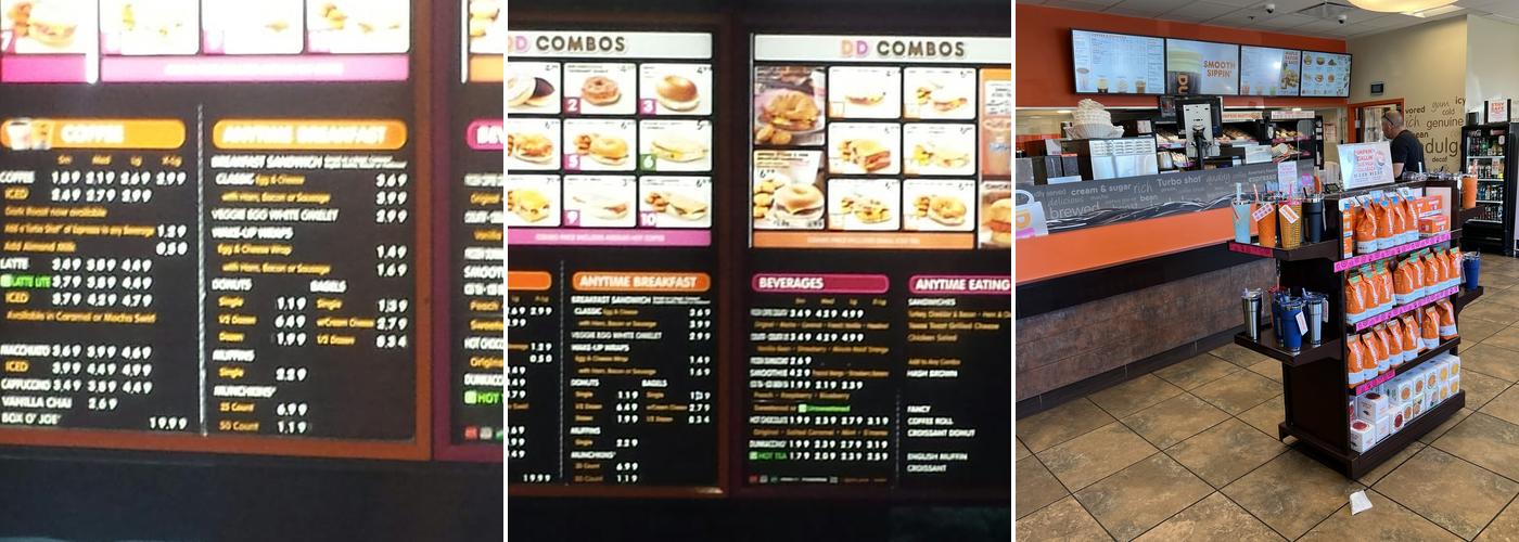 Dunkin' Menu
