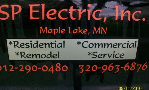 SP Electric Inc 4993 Dillon Ave NW, Maple Lake Minnesota 55358