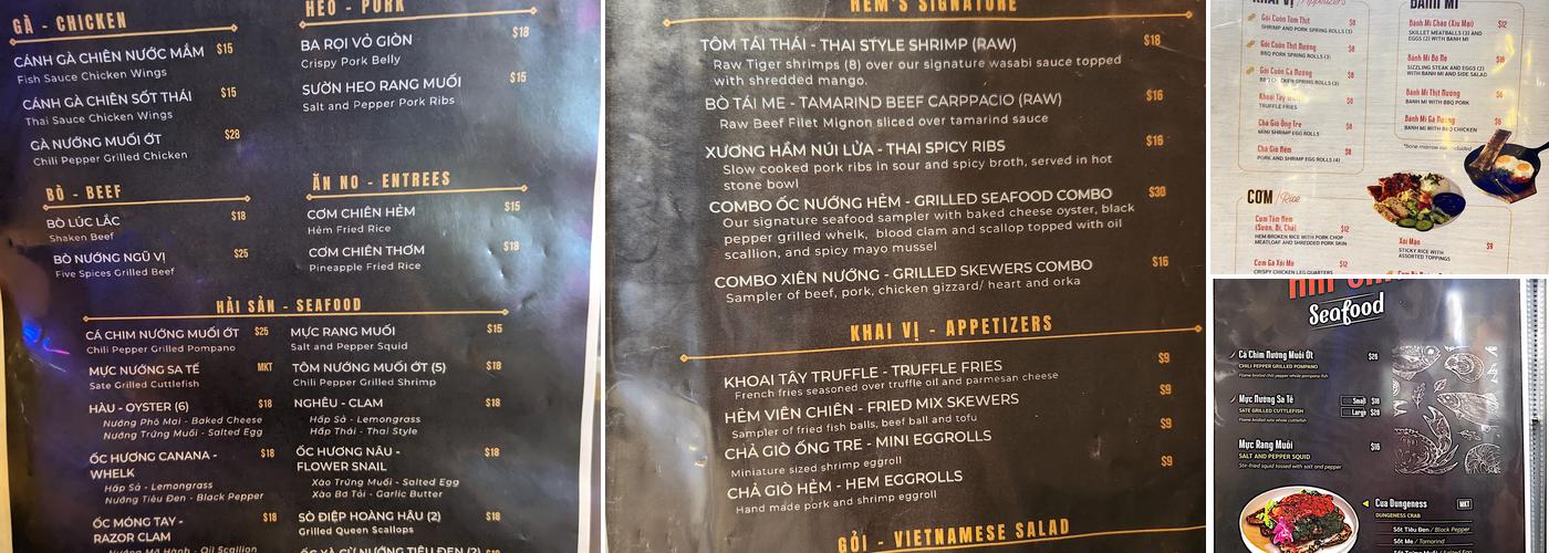 Hẻm Menu