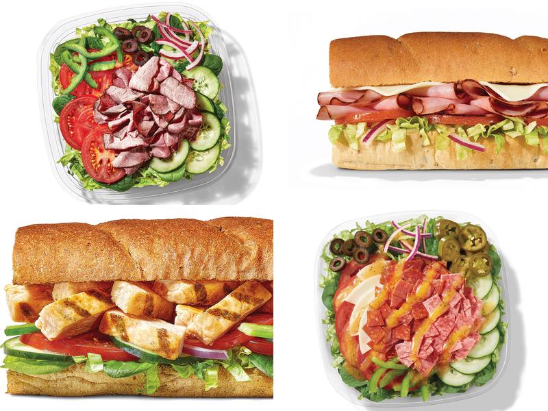 Subway Menu