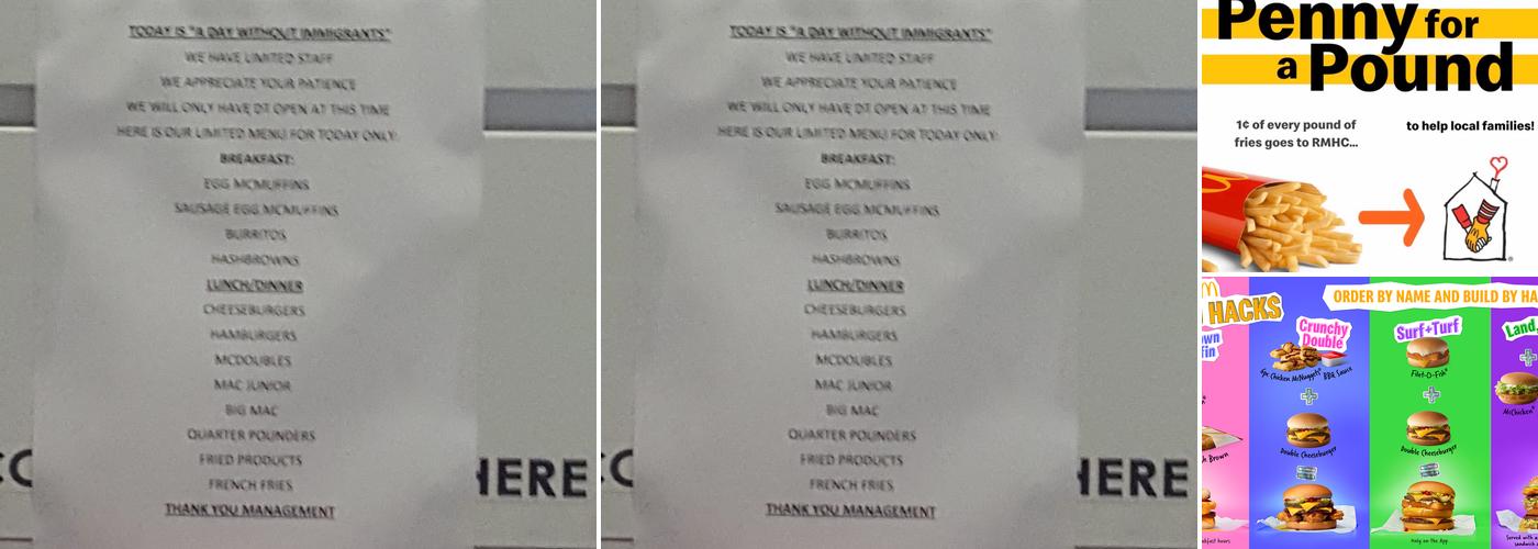 McDonald's Menu