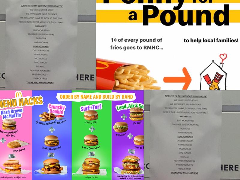 McDonald's Menu