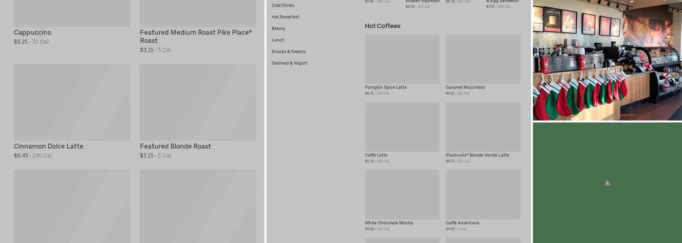 Starbucks Menu