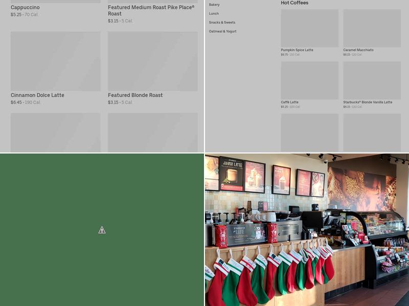Starbucks Menu