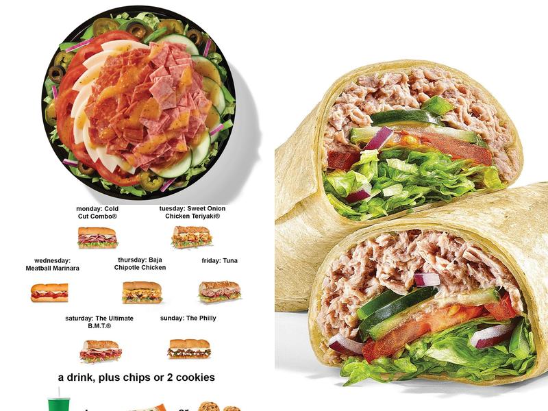 Subway Menu