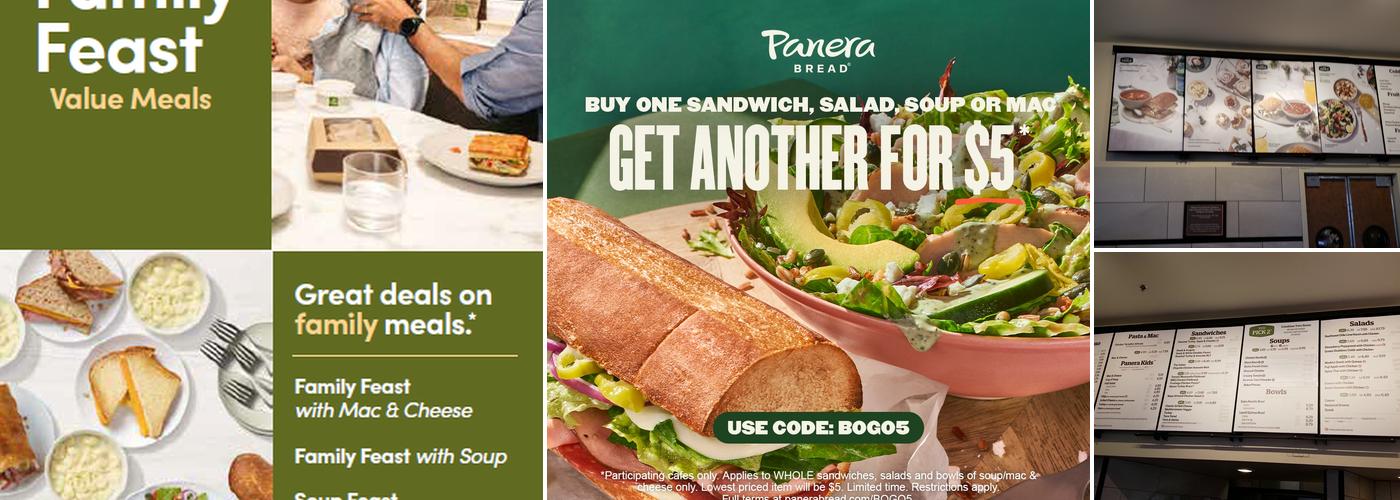 Panera Bread Menu