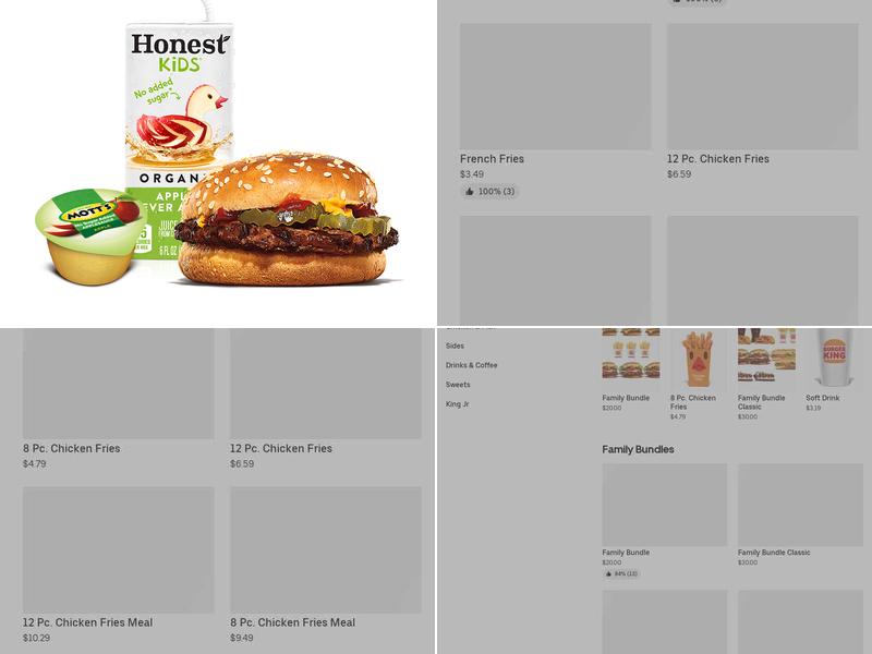 Burger King Menu
