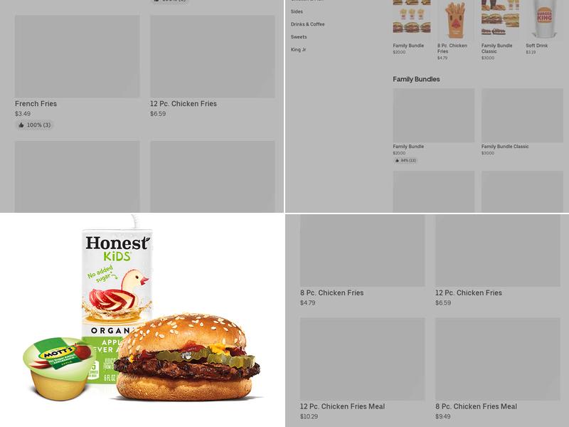 Burger King Menu