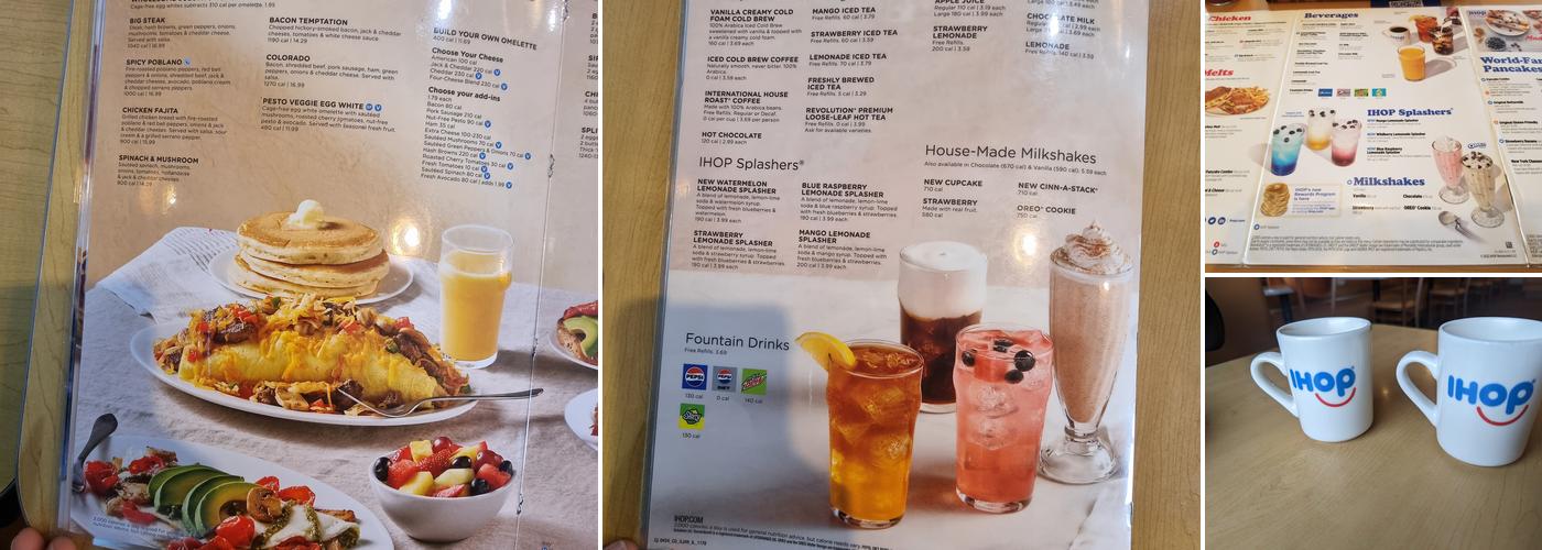 IHOP Menu