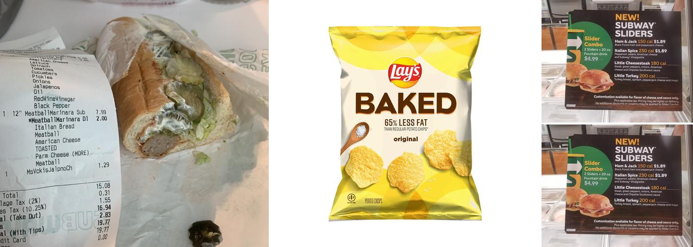 Subway Menu