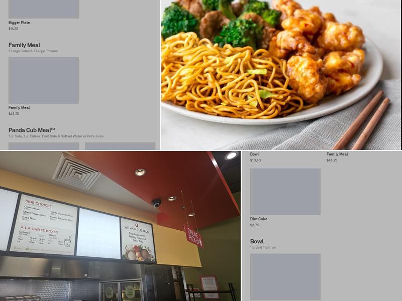 Panda Express Menu