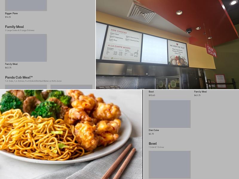 Panda Express Menu