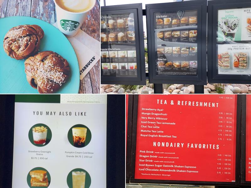 Starbucks Coffee Company Menu