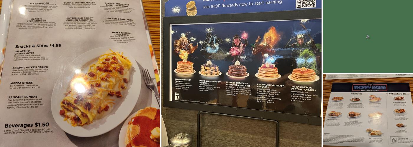 IHOP Menu