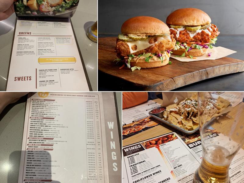 Buffalo Wild Wings Menu