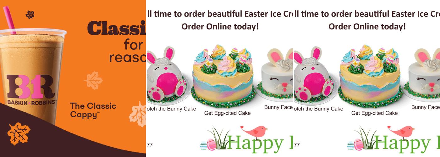 Baskin-Robbins Menu