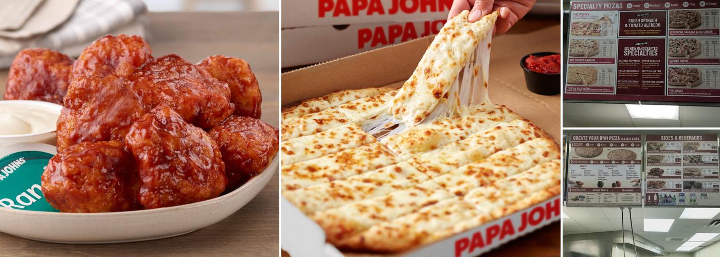 Papa Johns Pizza Menu